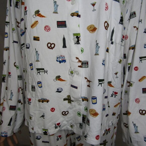PJ's by PJ Women's The NYC Nola Pant Pajama Set Multicolor Size XS/S - Picture 6 of 11